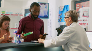 Patient checking in for an immigration physical in Connecticut