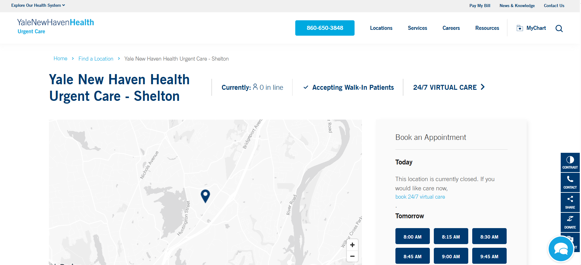 Yale New Haven Health Urgent Care Shelton