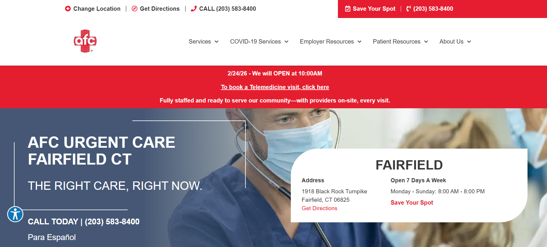 AFC Urgent Care Fairfield