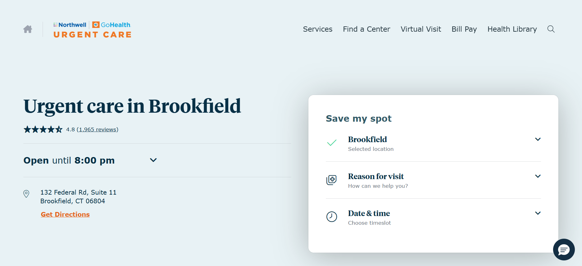 Northwell Health-GoHealth Urgent Care Brookfield