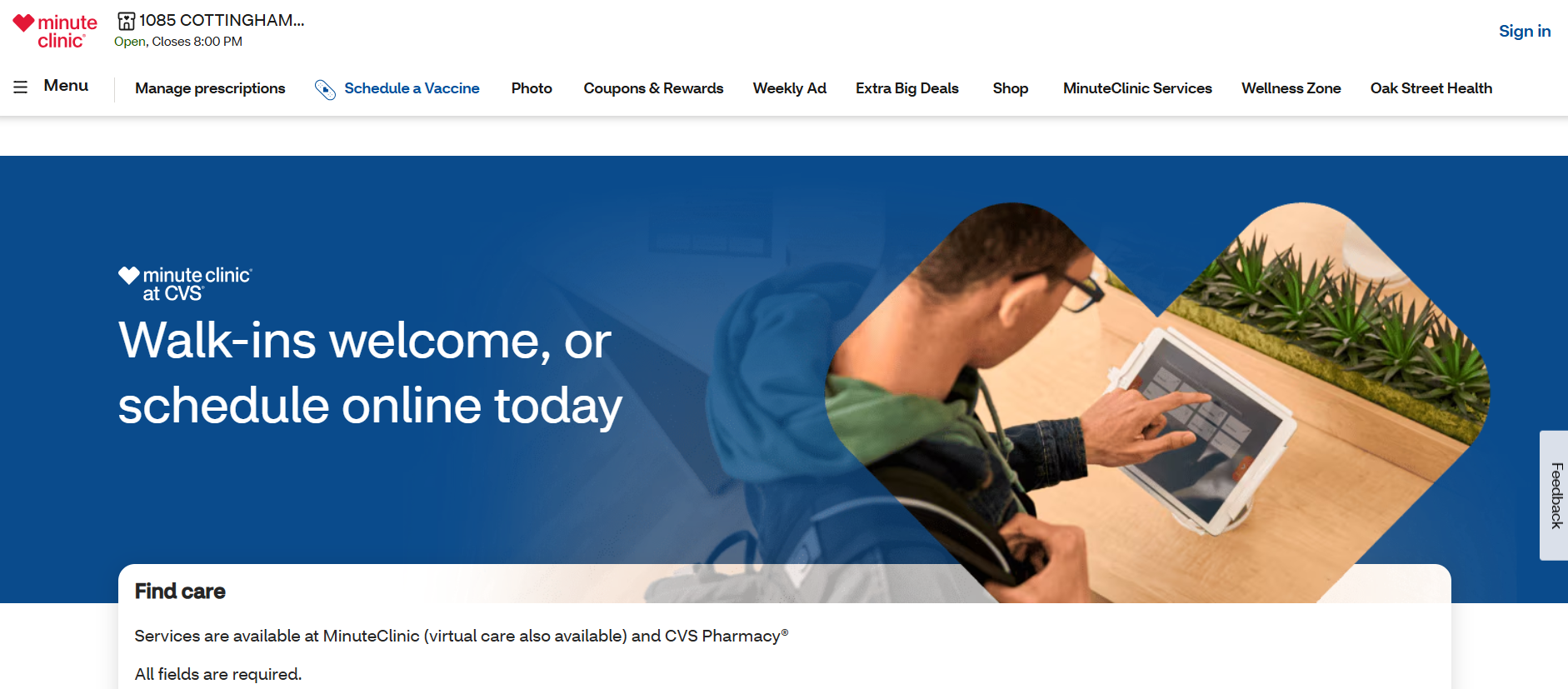6. CVS MinuteClinic