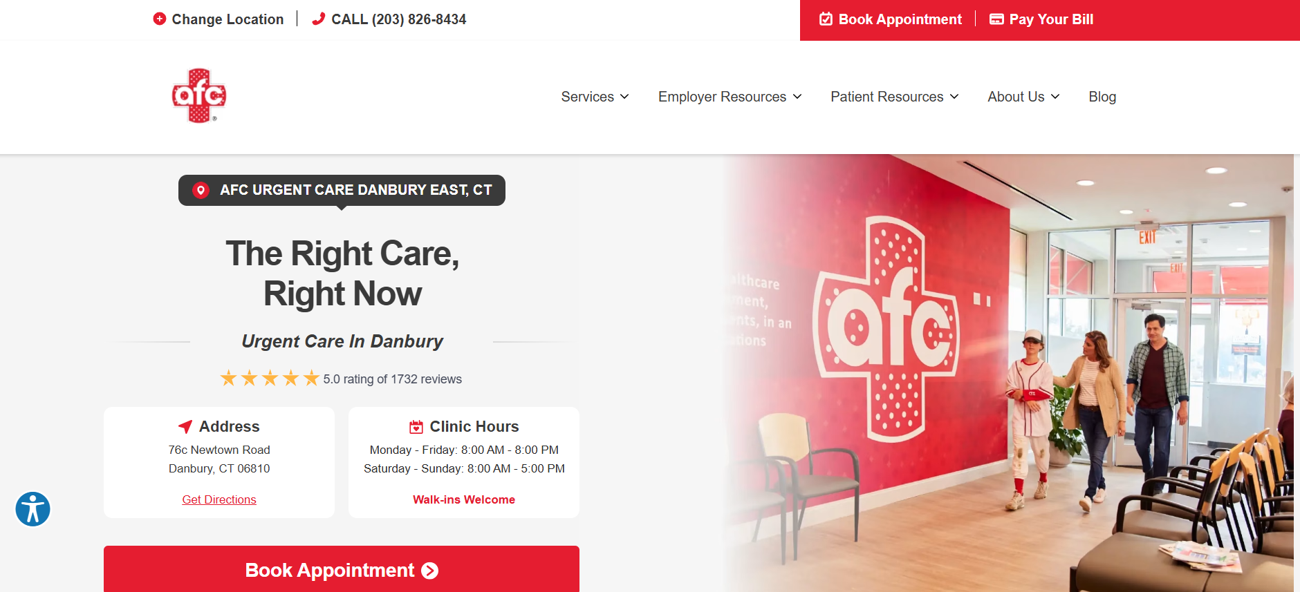 AFC Urgent Care Danbury East