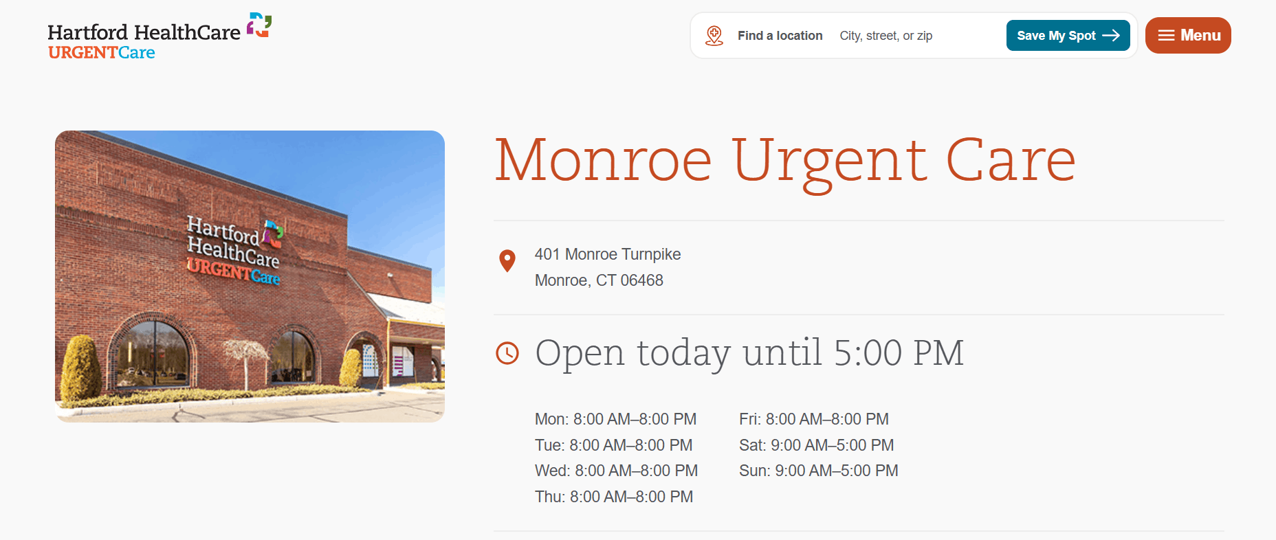 Hartford HealthCare Urgent Care