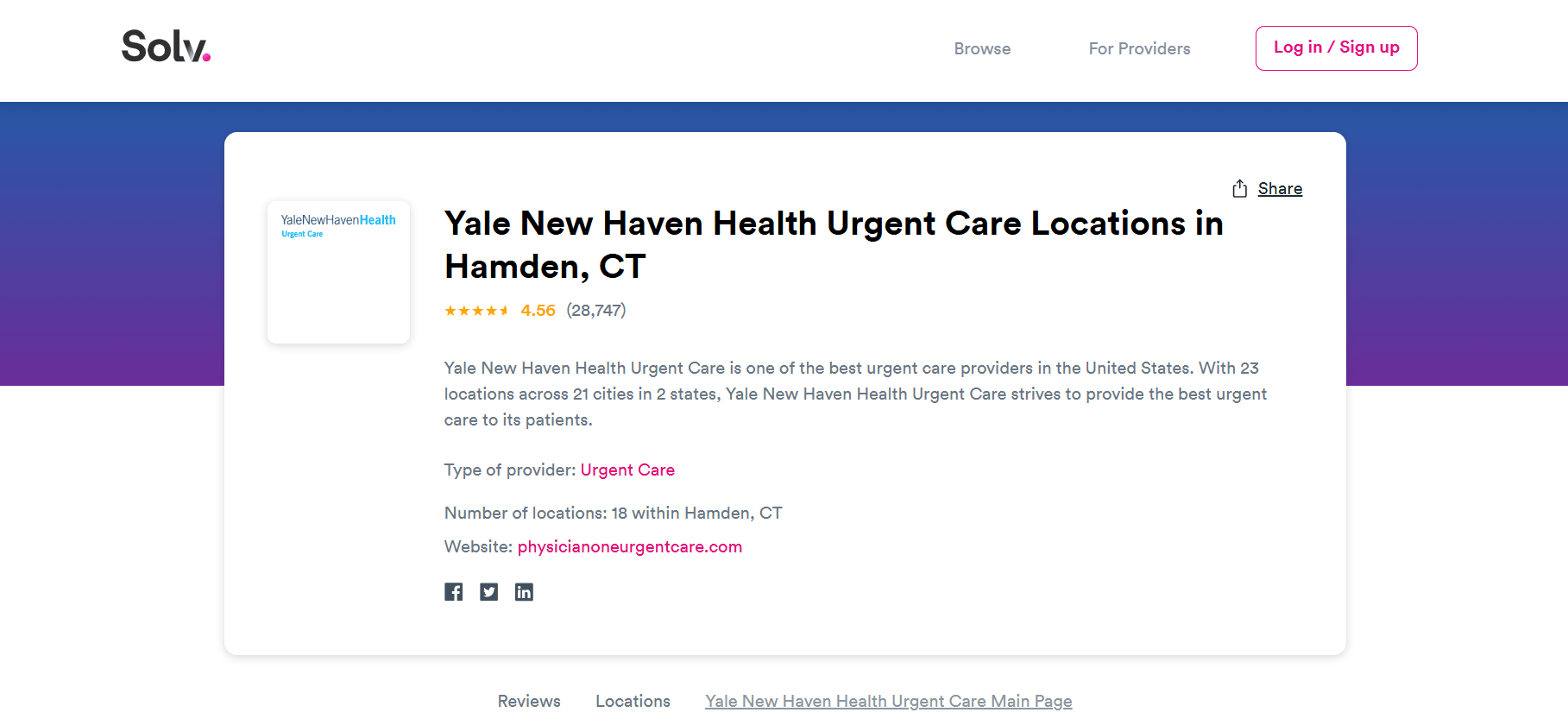 PhysicianOne Urgent Care Newtown