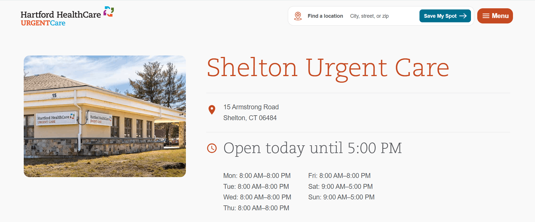 Hartford HealthCare Urgent Care Shelton