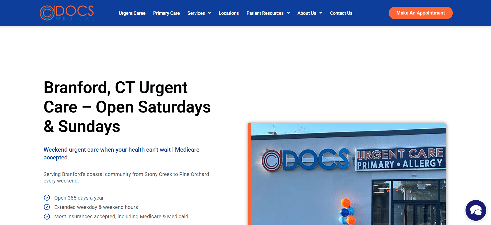 DOCS Medical Group website