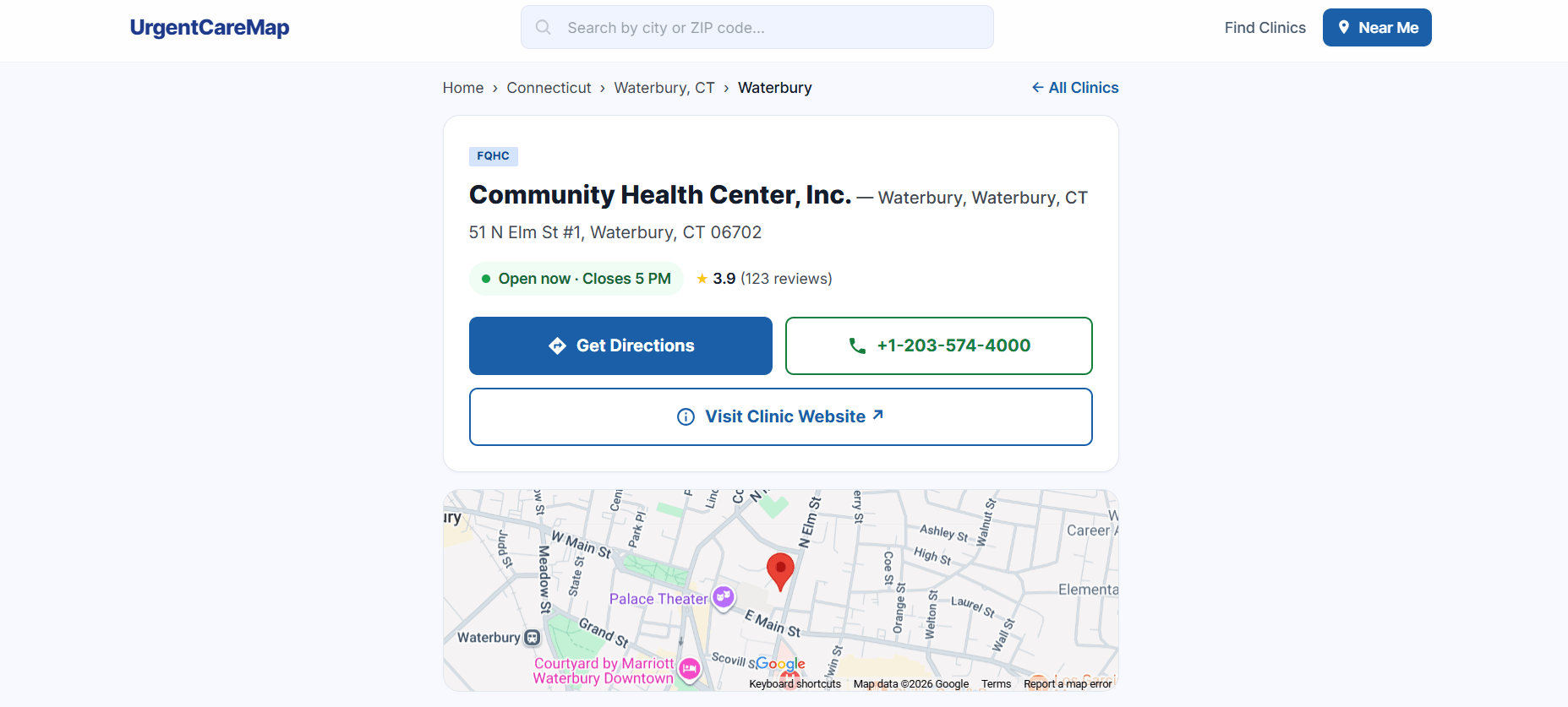 Community Health Center, Inc. logo