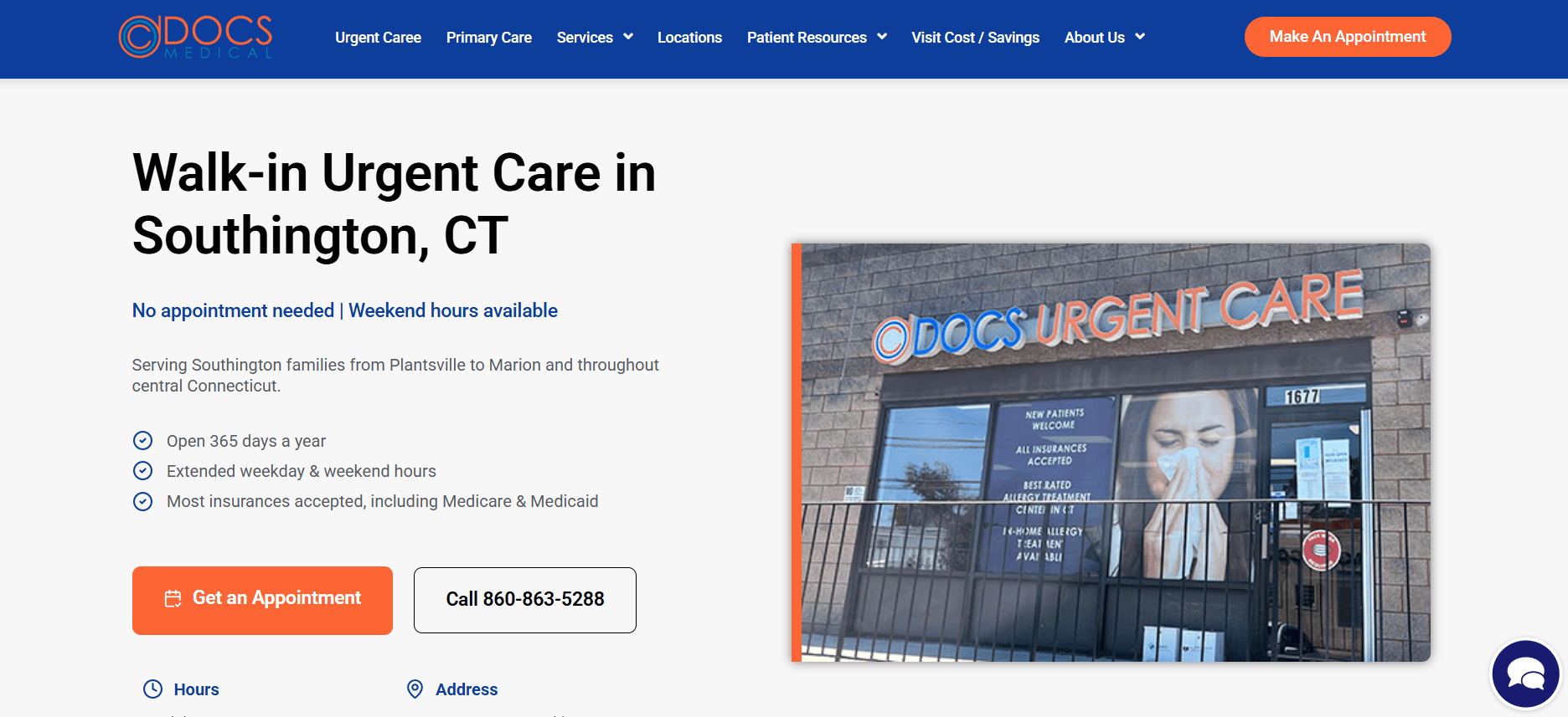 DOCS Medical Group website