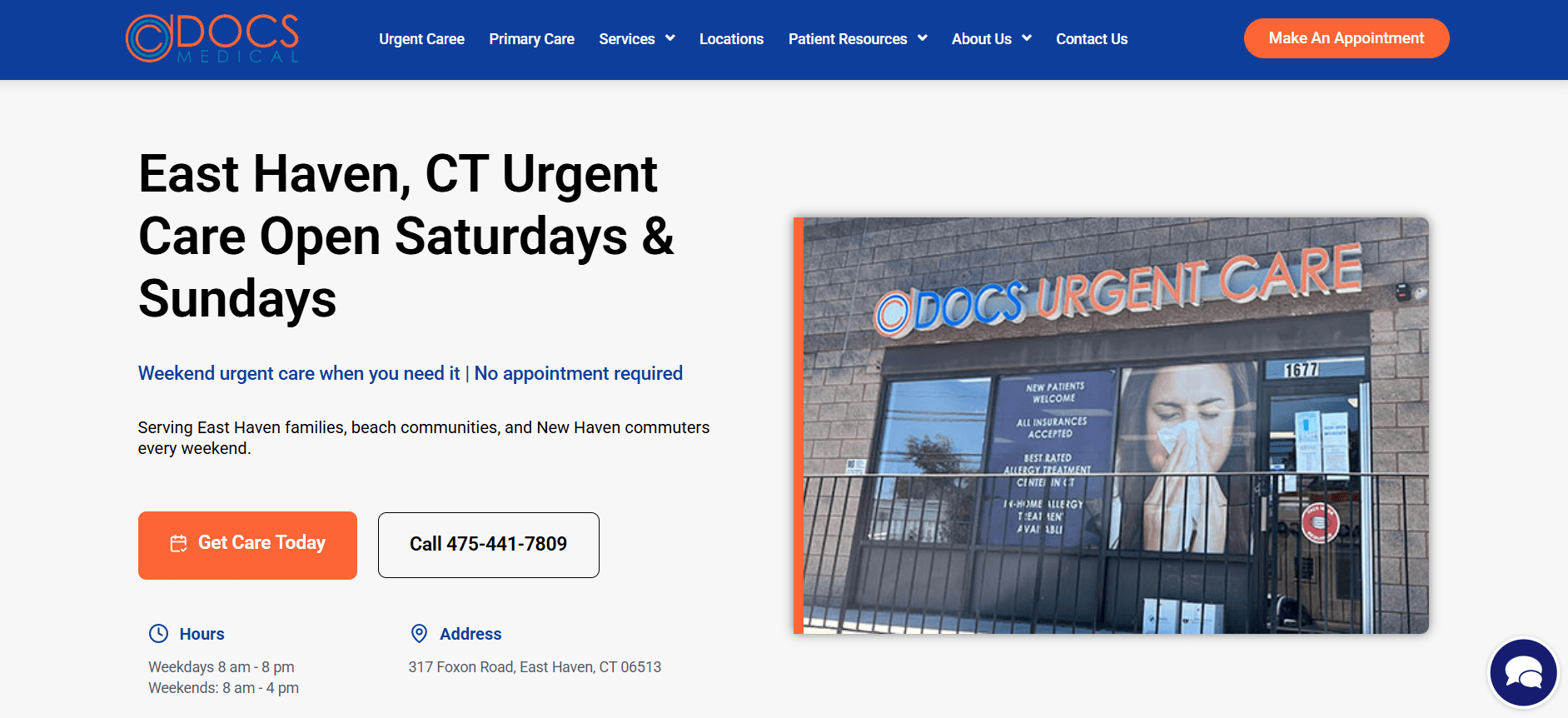 DOCS Medical Group website