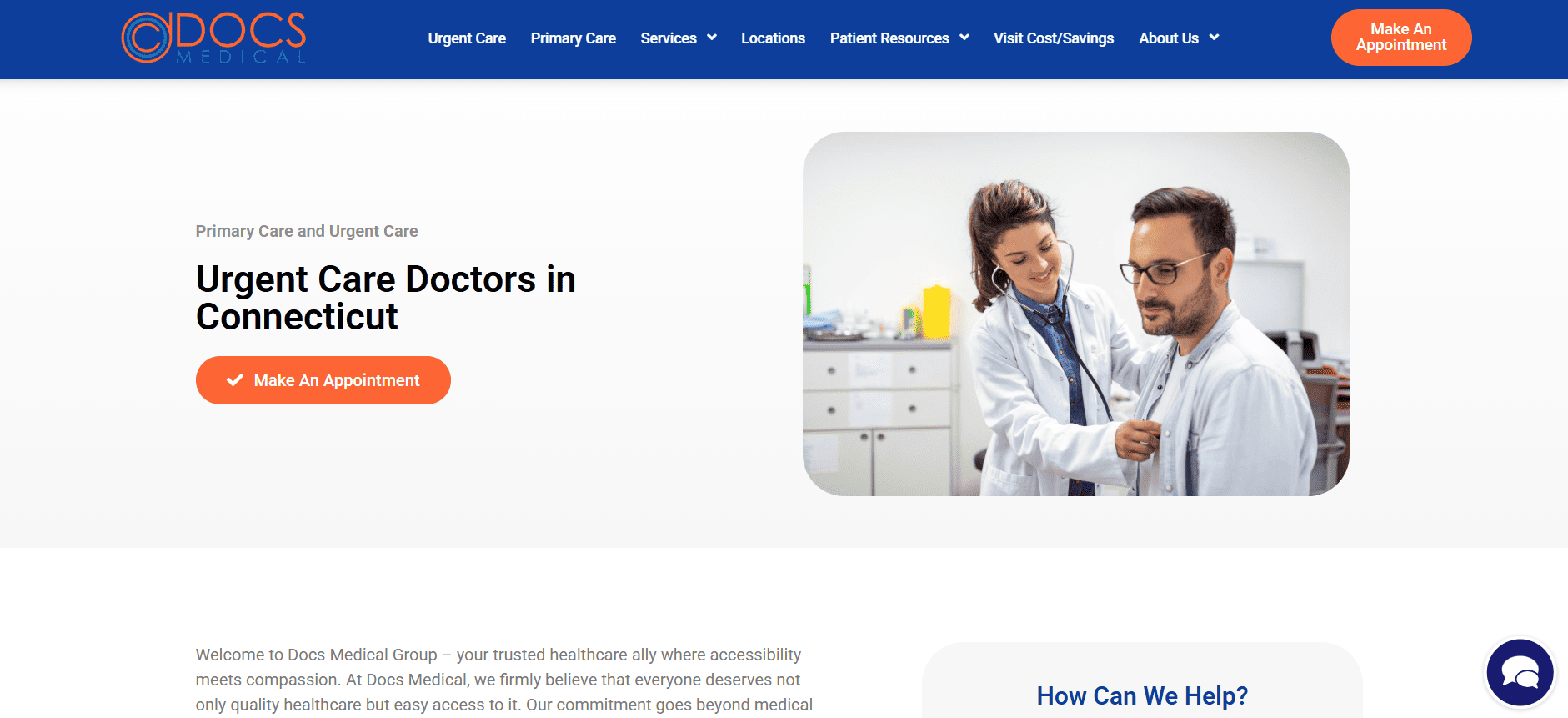 DOCS Medical Group, West Haven website